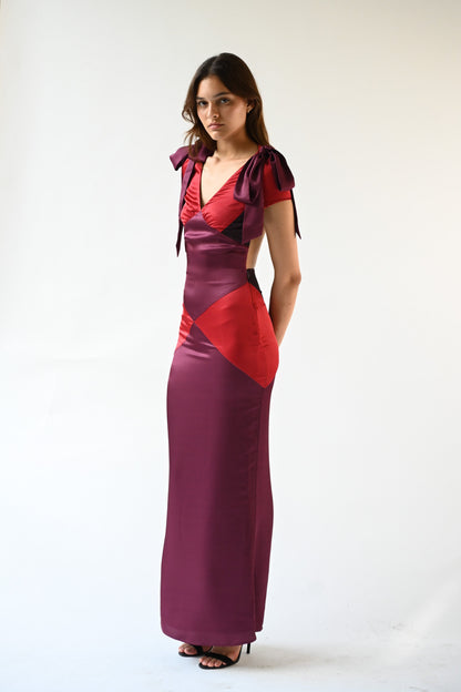 Moors Dress — Burgundy