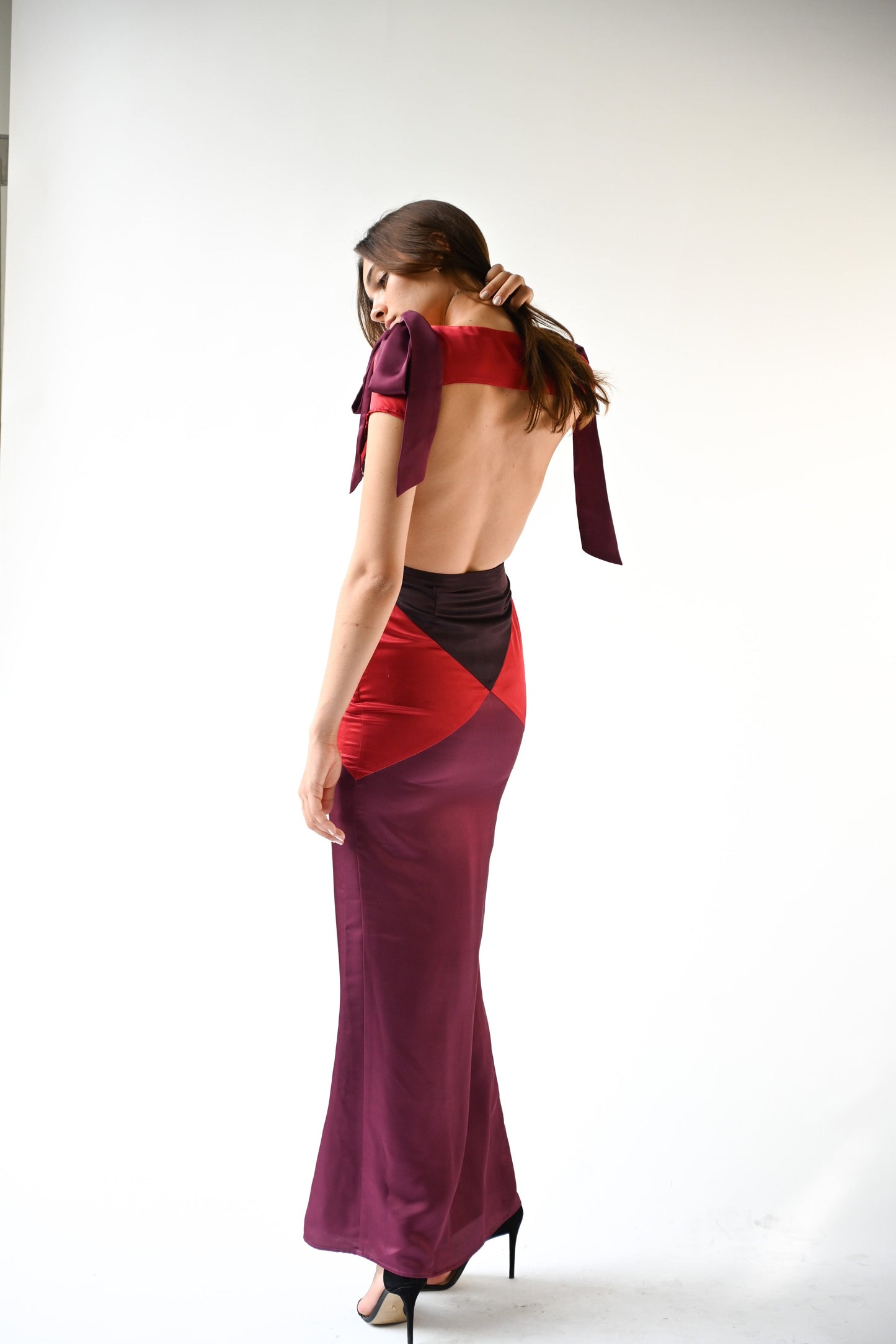 Moors Dress — Burgundy