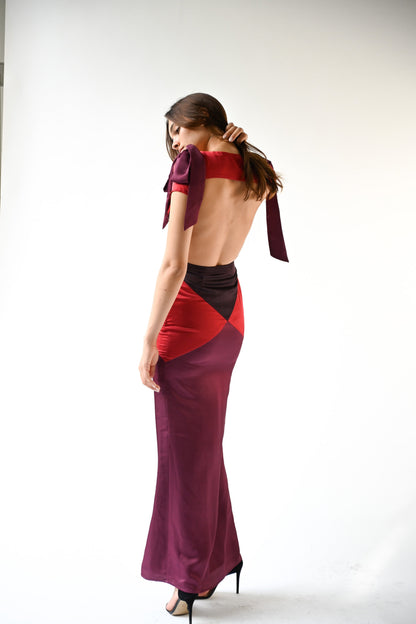 Moors Dress — Burgundy