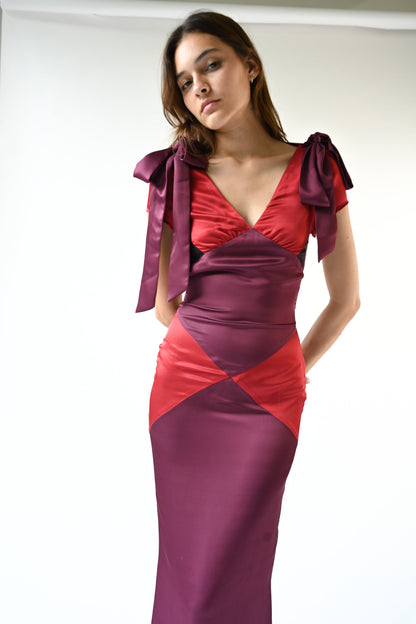Moors Dress — Burgundy