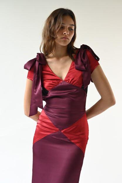 Moors Dress — Burgundy