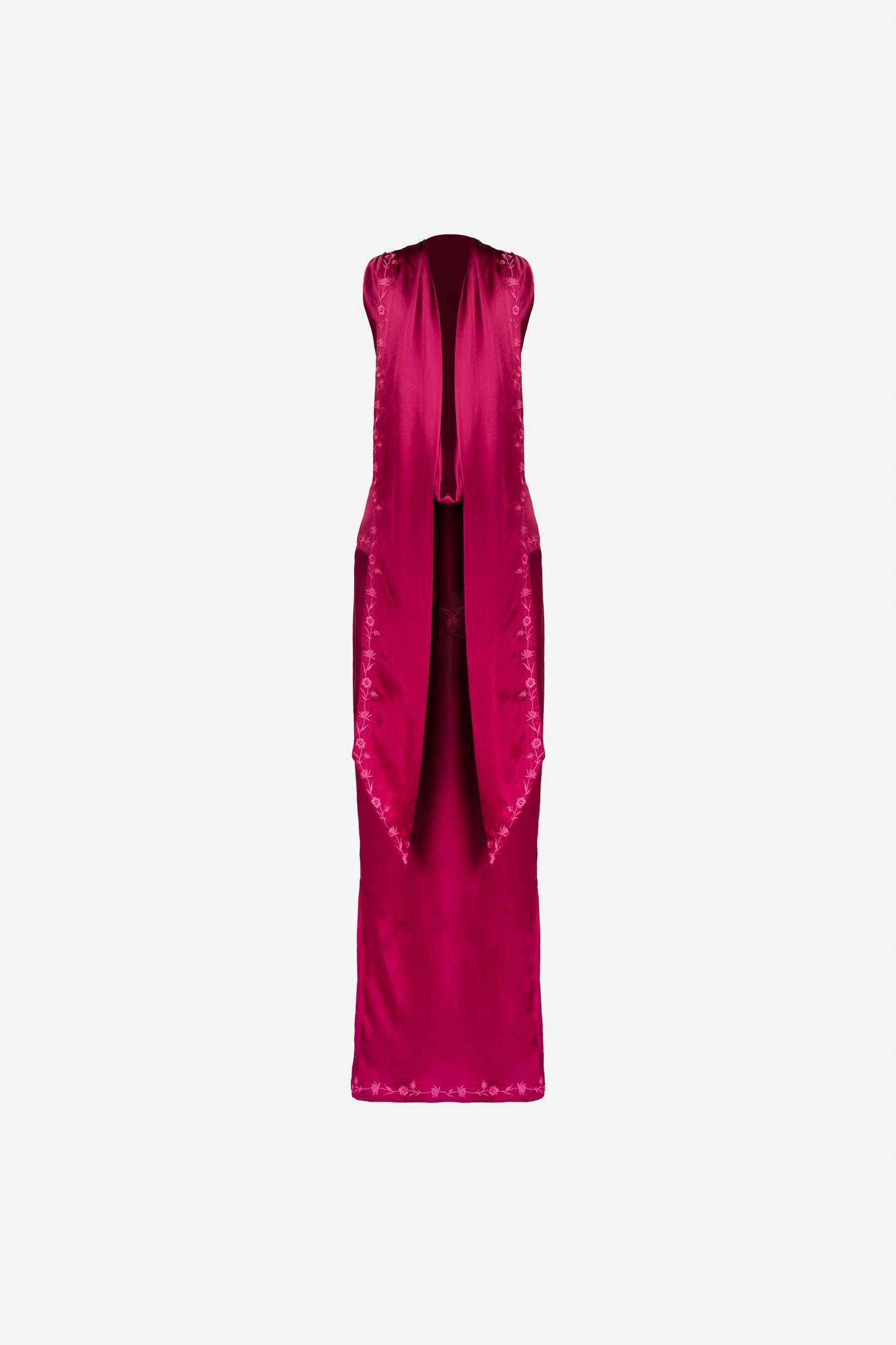 Nina Silk Dress — Azalea