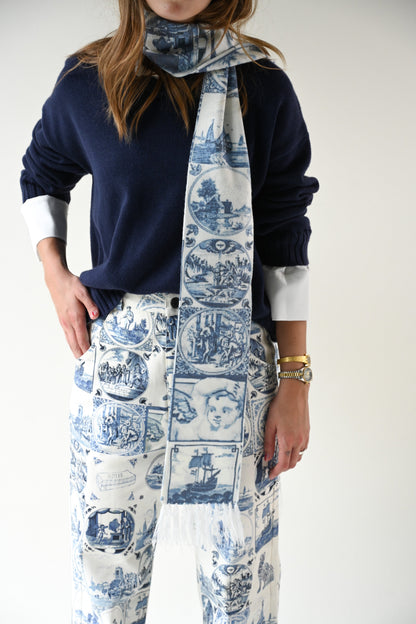 Delft Knit Scarf