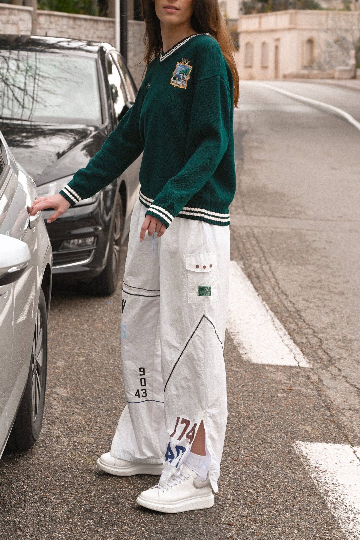 Seascape Cashmere Pullover—Emerald