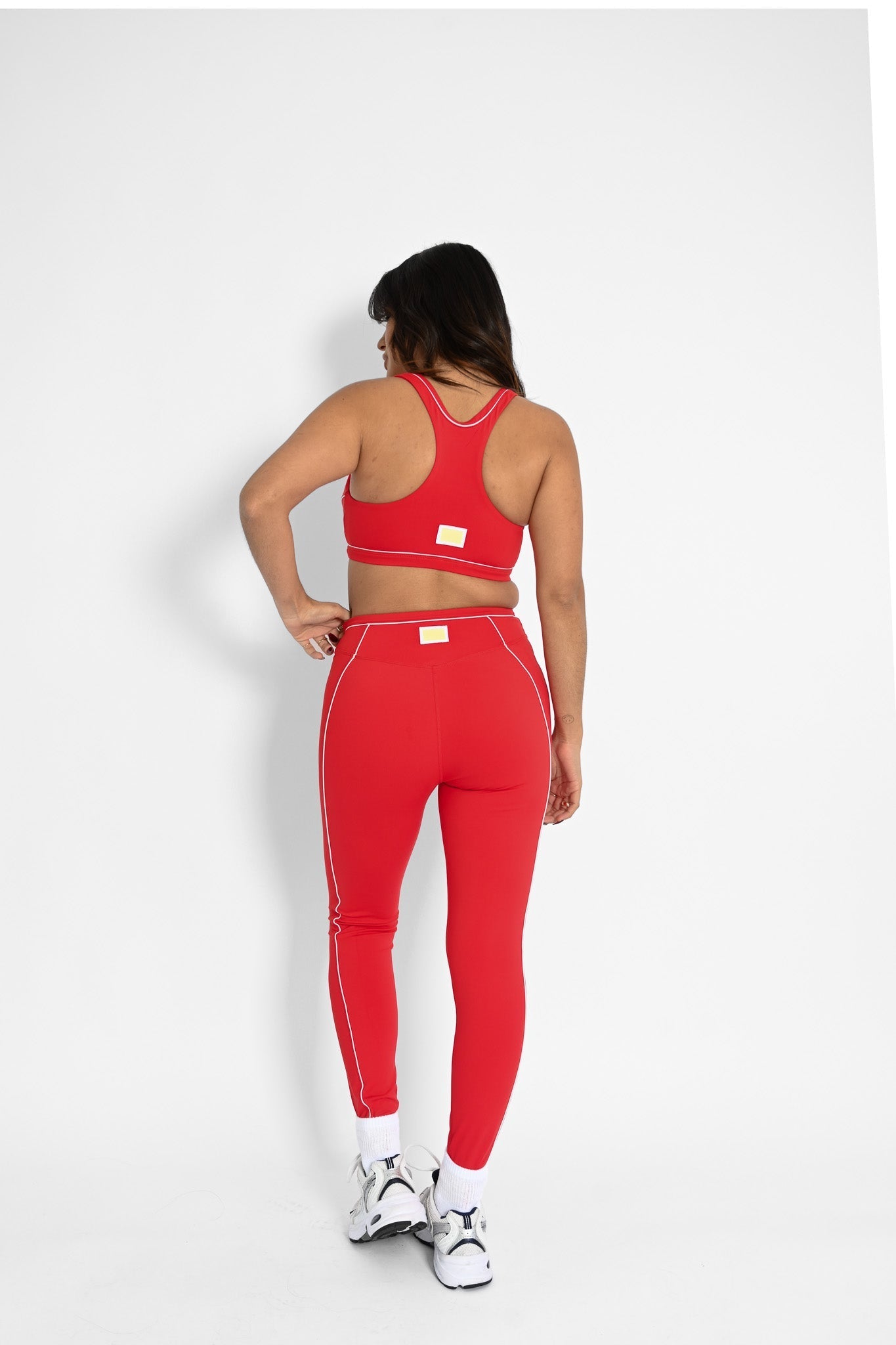 Aster Contour Sports Bra — Ruby