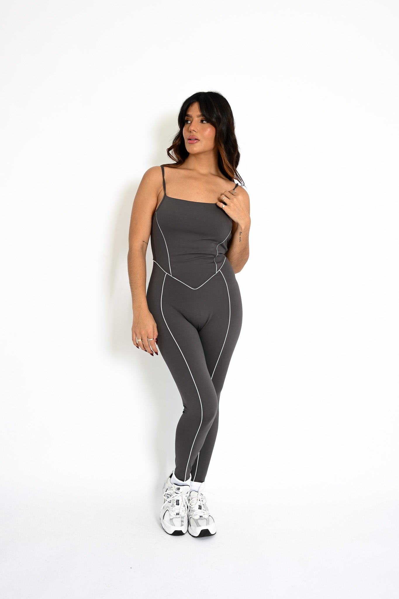 Billie Bodysuit — Charcoal