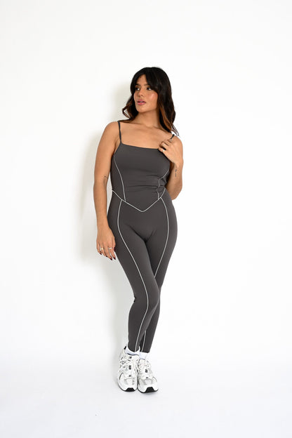 Billie Bodysuit — Charcoal