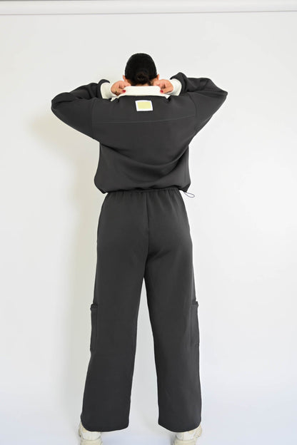 Harry Knit Neoprene Pants — Charcoal