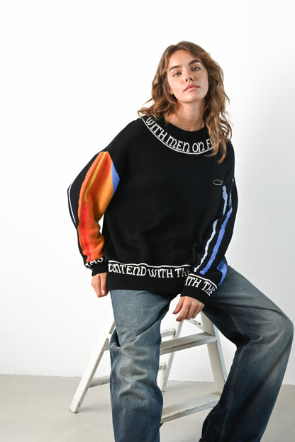 Contend With Horses Crew Knit