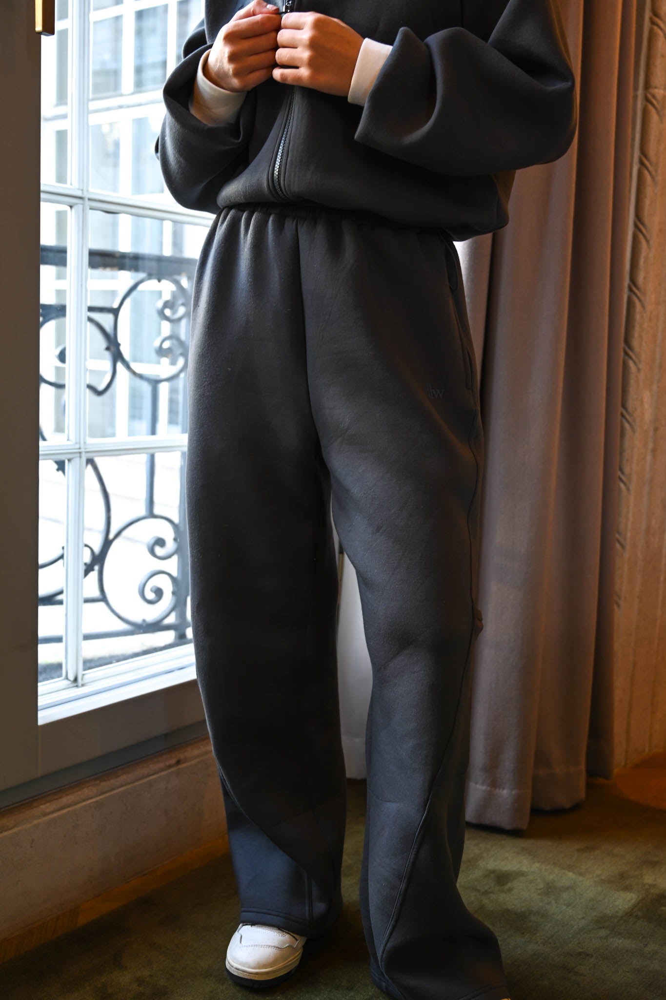 Harry Knit Neoprene Pants — Charcoal