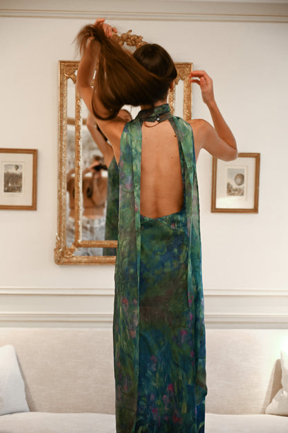 Monet Dress — Irises