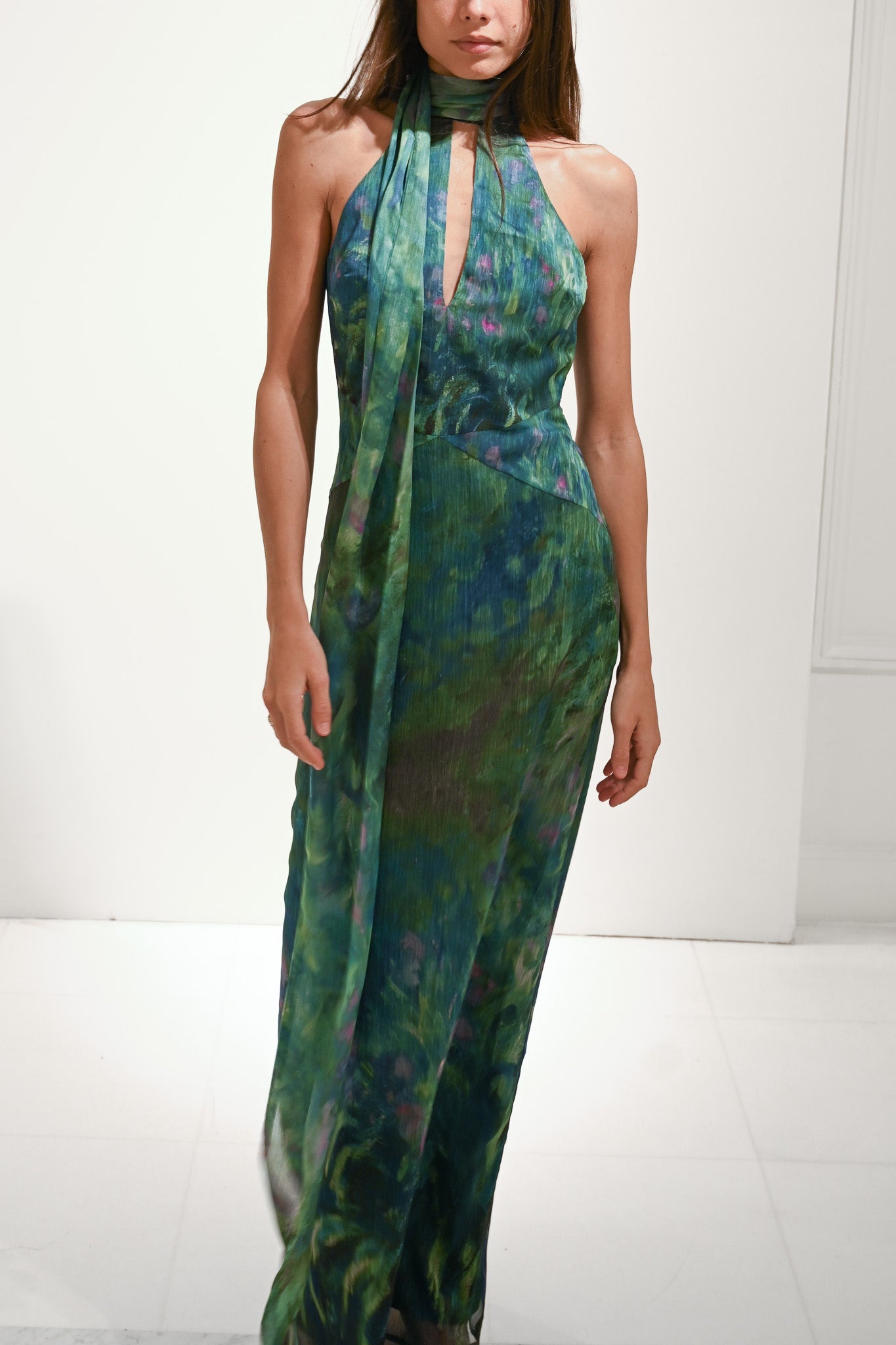 Monet Dress — Irises