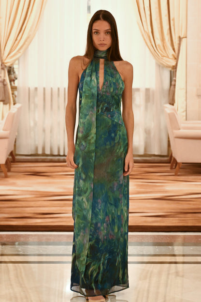 Monet Dress — Irises