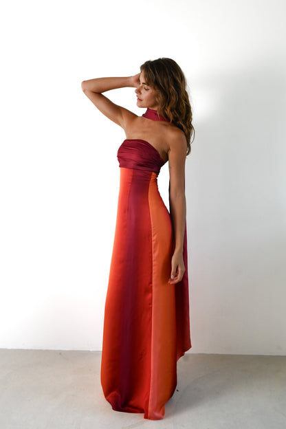 Vivia Scarf Dress — Aurora