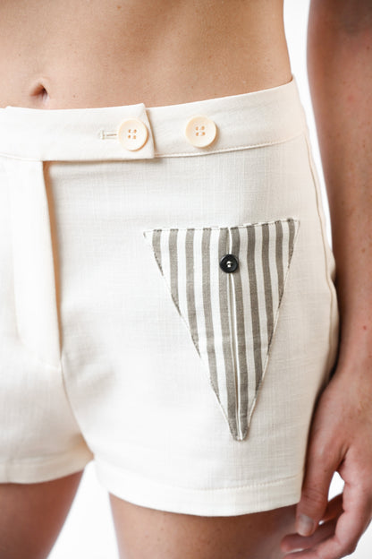 Cantal Linen Tailored Shorts