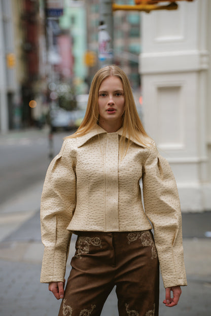 Olsen Ostrich Jacket — Sand