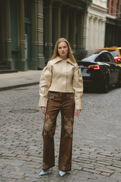 Seba Pants — Mahogany