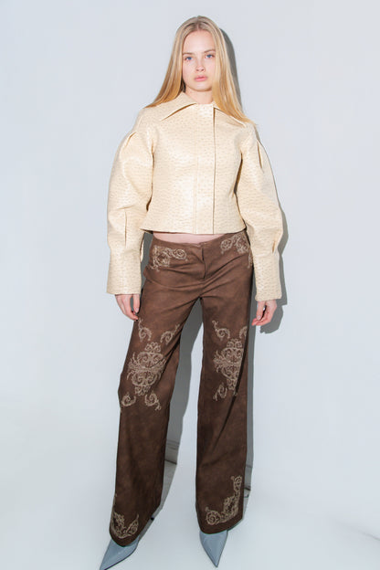 Olsen Ostrich Jacket — Sand