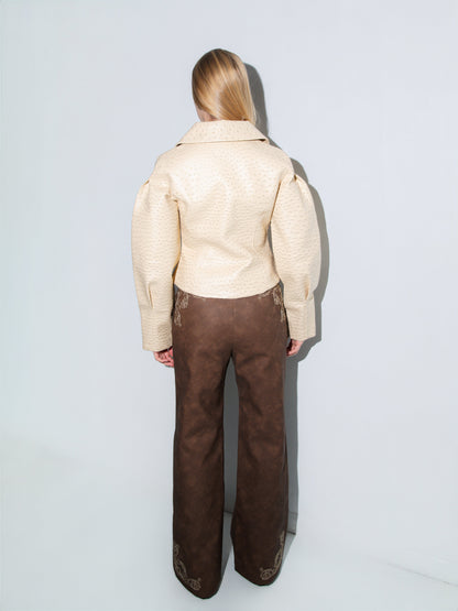 Seba Pants — Mahogany