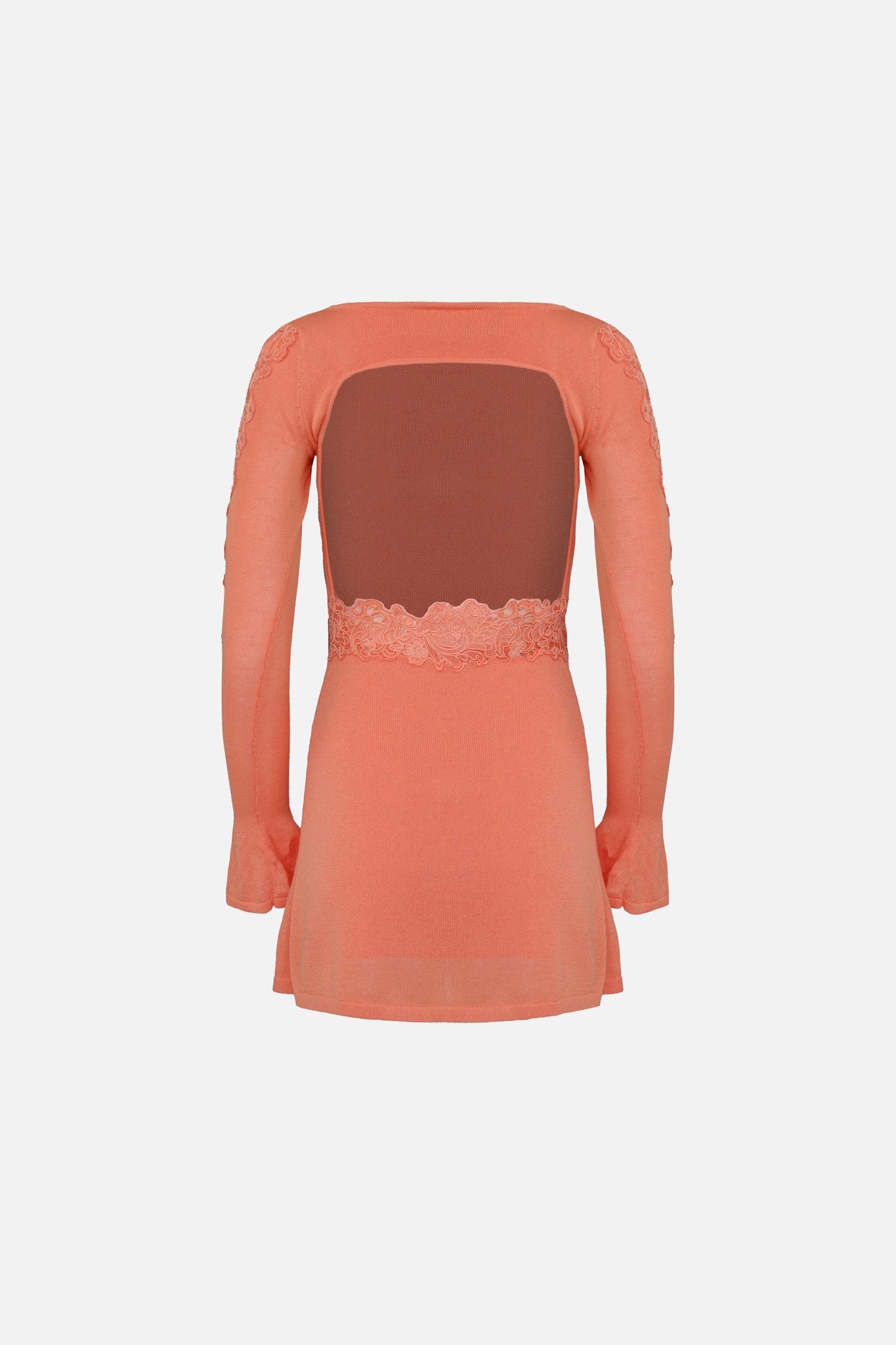 Delphine Dress — Peach