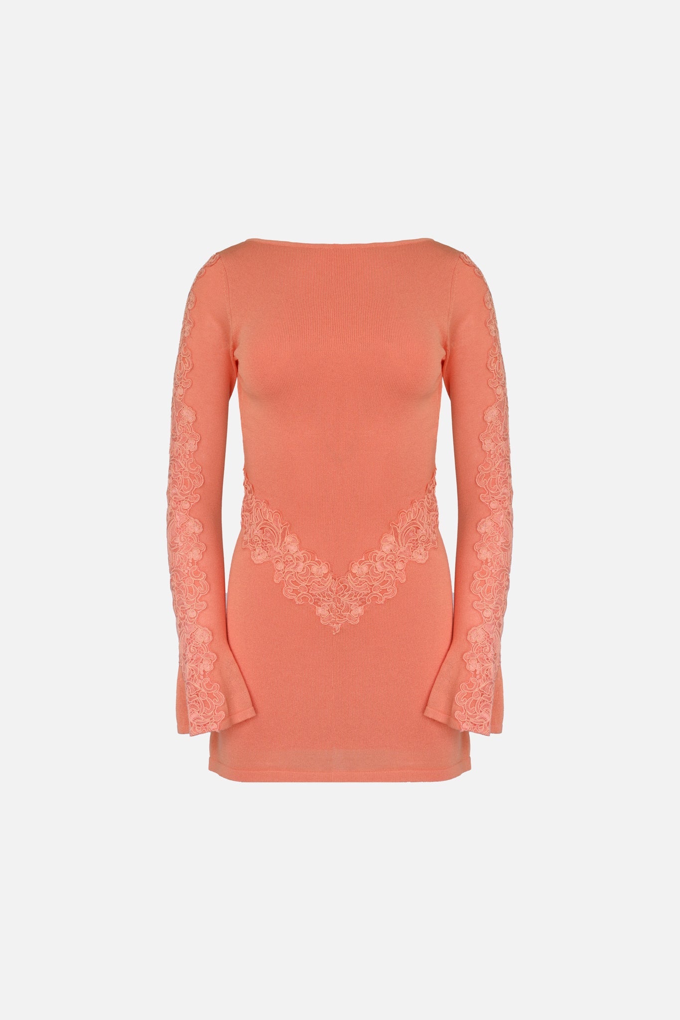 Delphine Dress — Peach