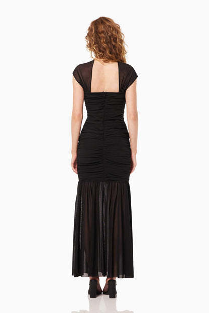 Capra Maxi Dress In Black