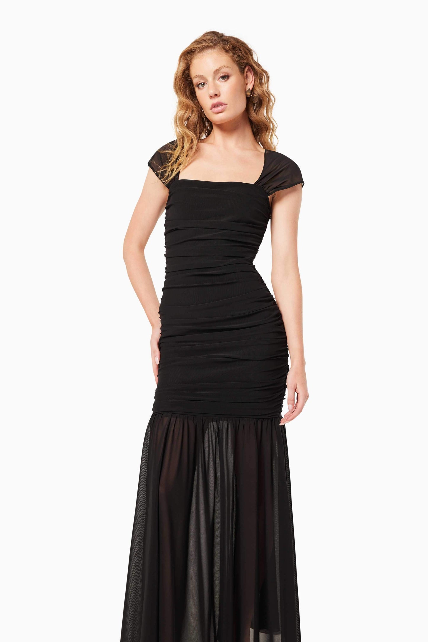 Capra Maxi Dress In Black