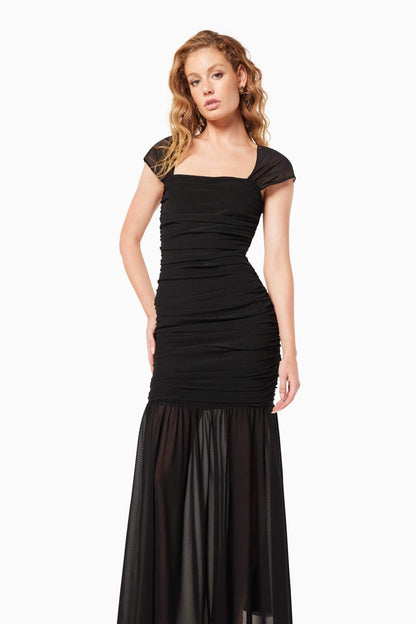 Capra Maxi Dress In Black