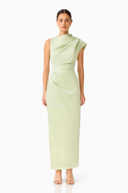Coralie Maxi Gown in Sage Green