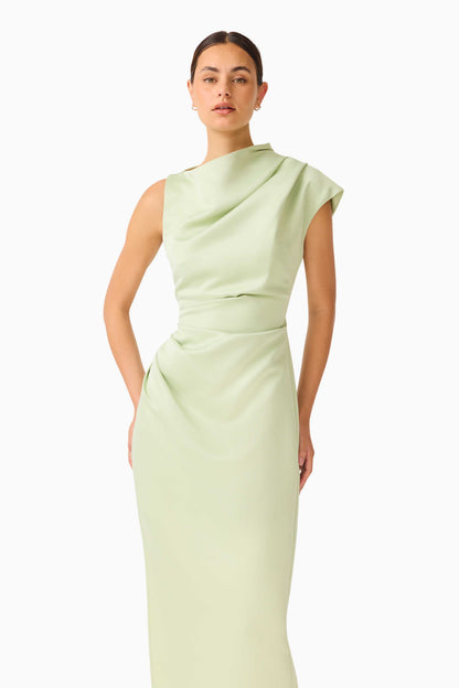 Coralie Maxi Gown in Sage Green