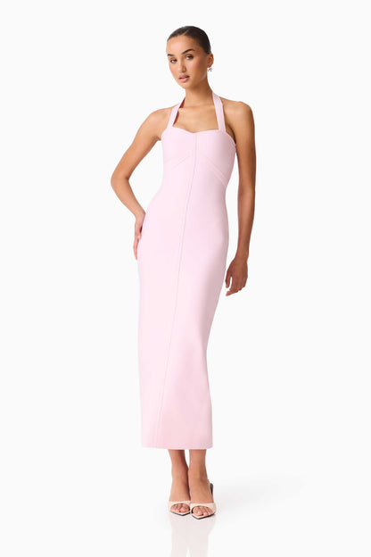 Marla Halter Gown in Pink