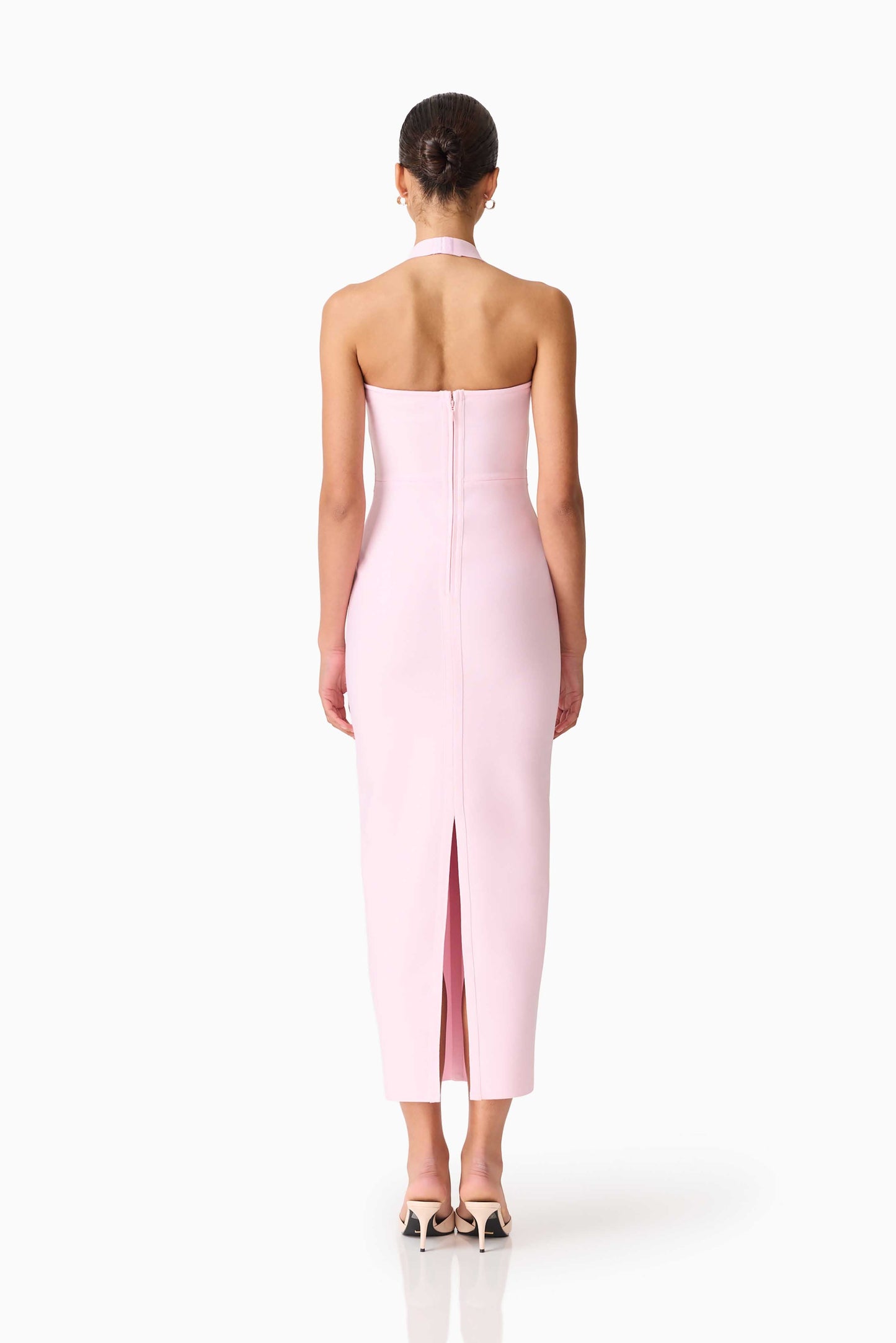 Marla Halter Gown in Pink