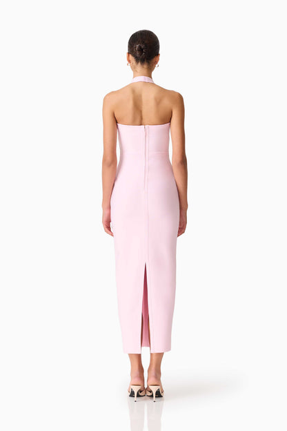 Marla Halter Gown in Pink