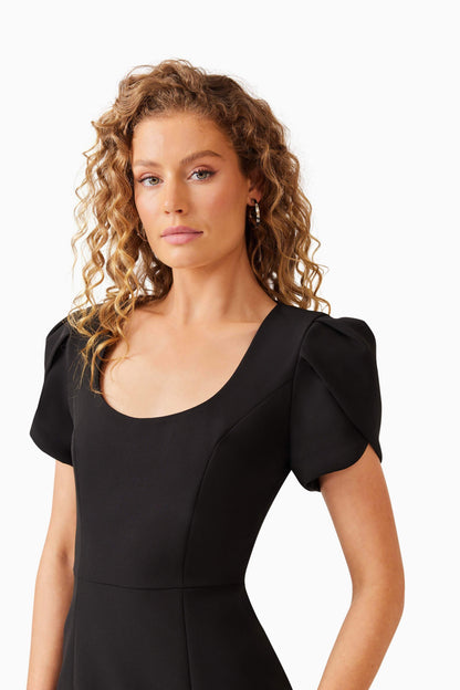 Kourtney Puff Sleeve Mini Dress