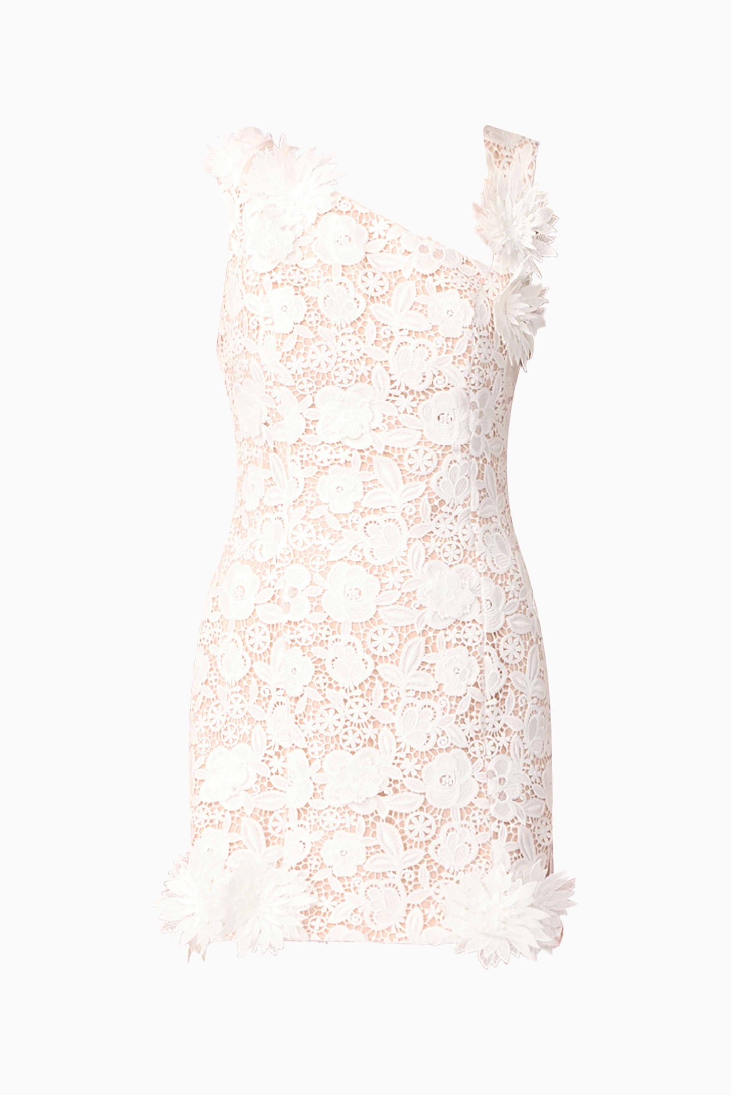 Margot Shift Mini Dress in White