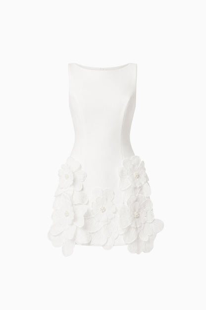 Janelle Mini Dress In White