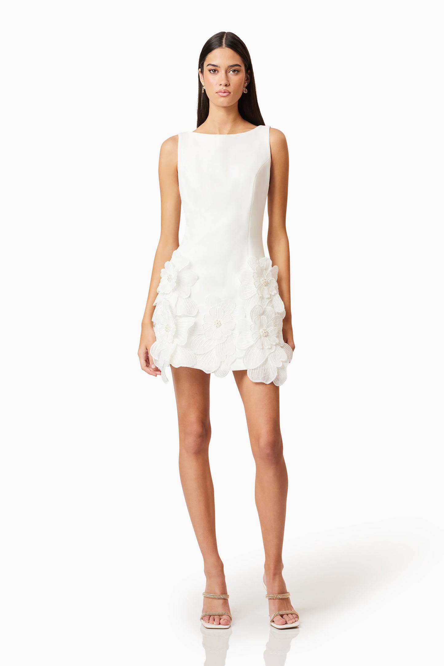 Janelle Mini Dress In White