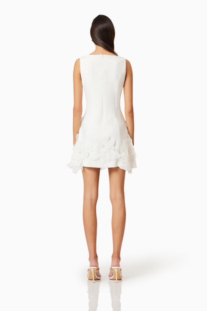 Janelle Mini Dress In White