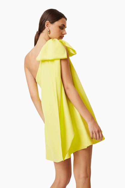 Kennedy Mini Party Dress In Yellow
