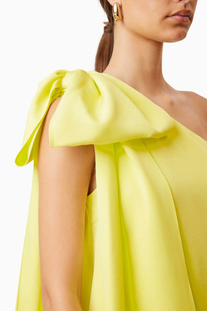 Kennedy Mini Party Dress In Yellow
