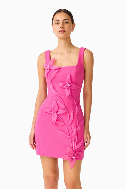 Ilaria Party Mini Dress in Pink