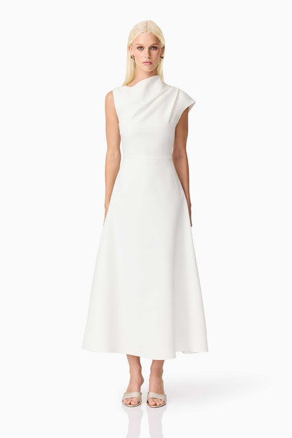 Rafaela Midi Dress in White