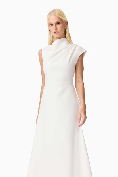 Rafaela Midi Dress in White