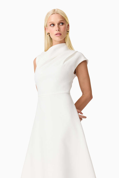 Rafaela Midi Dress in White