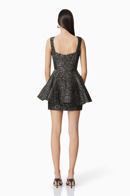 Deanna Mini Dress in Black