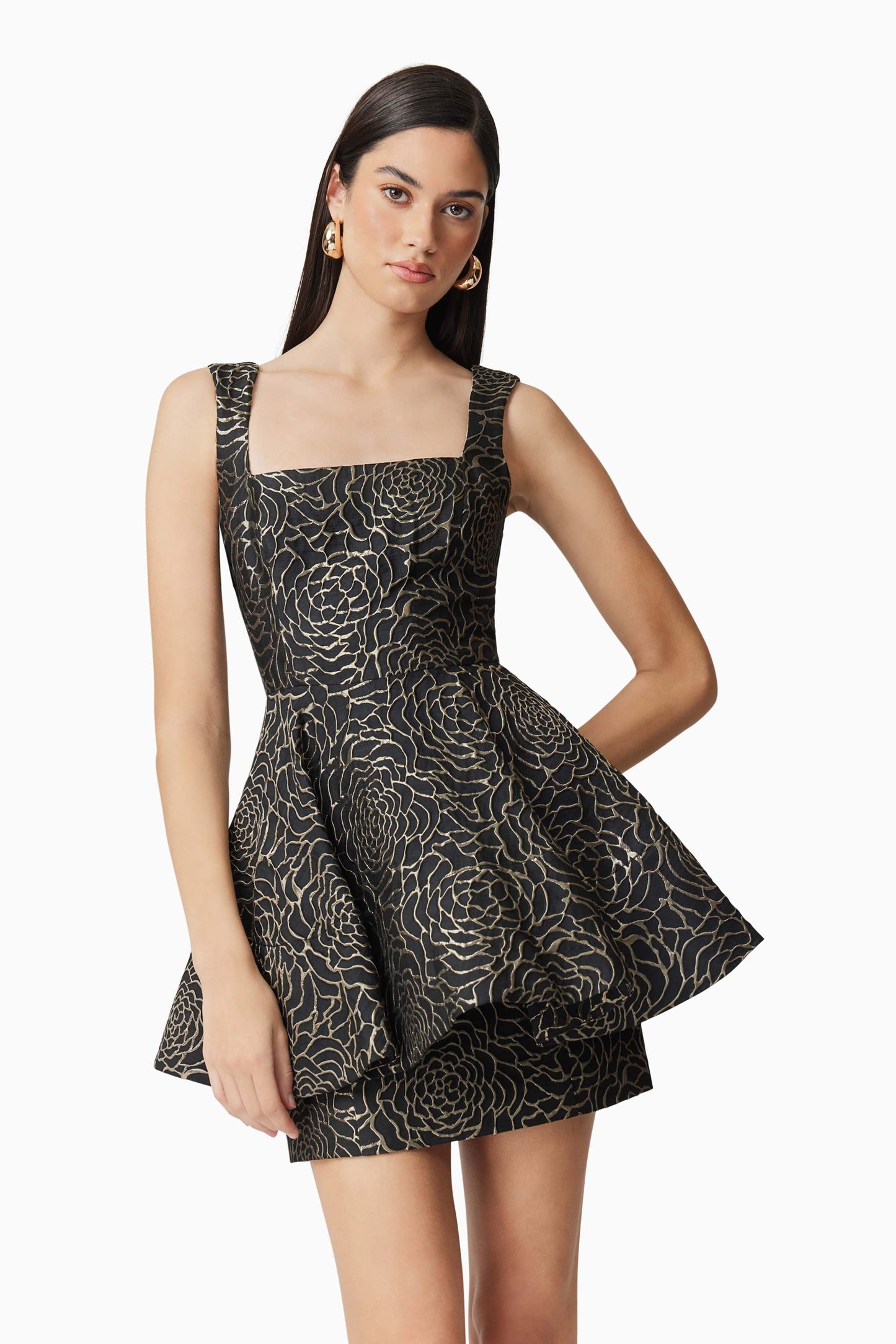 Deanna Mini Dress in Black