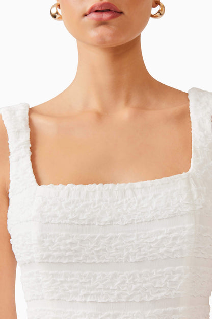 Fifi Mini Dress in White