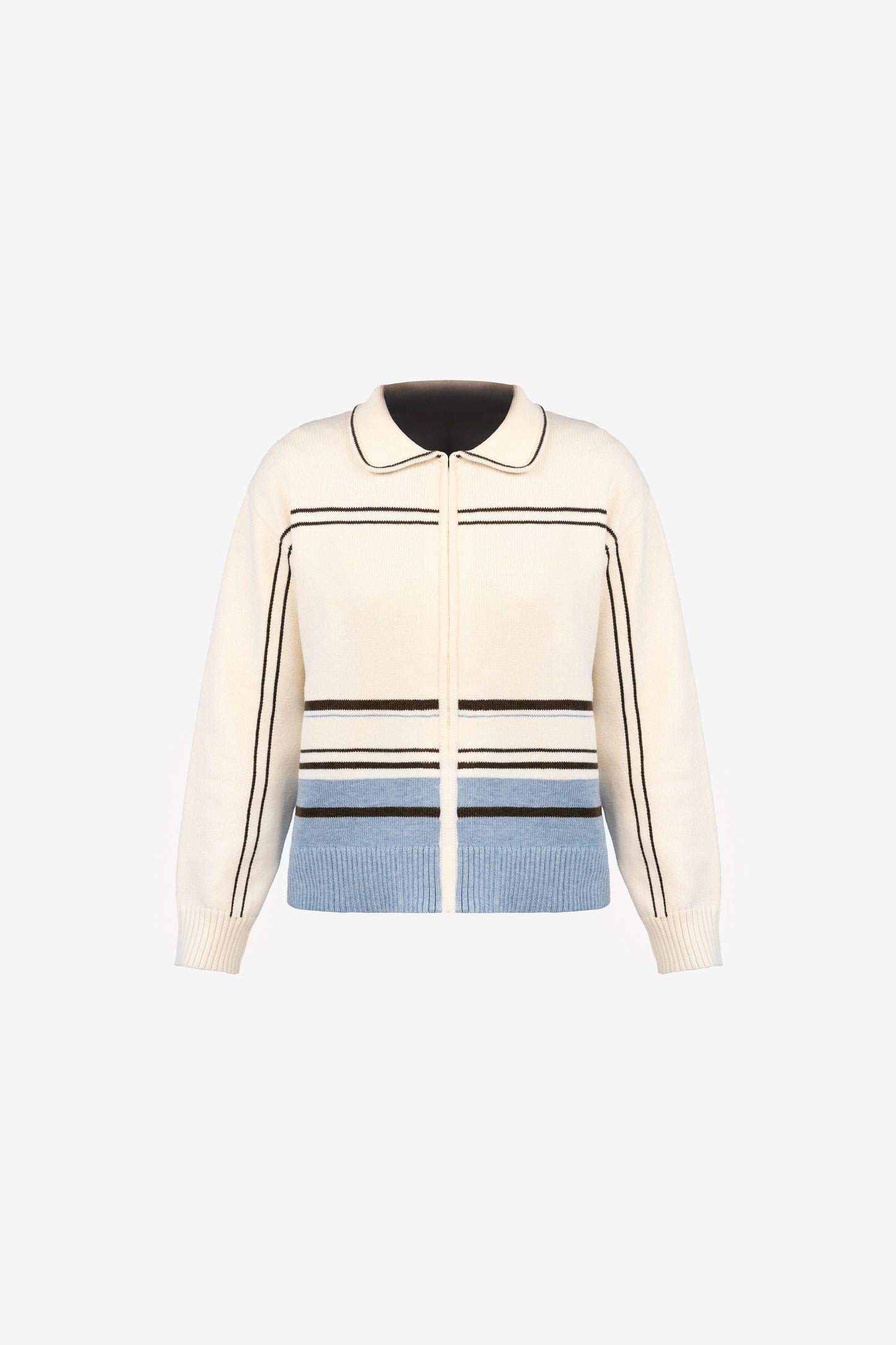 Enzo Cashmere Zip-Up