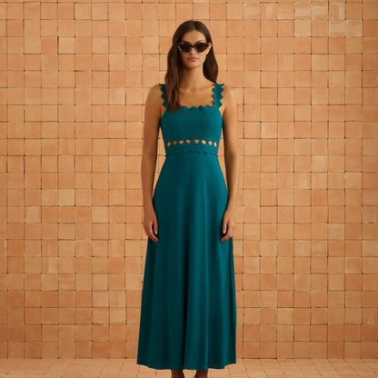 Evelyn Dress In Jade
