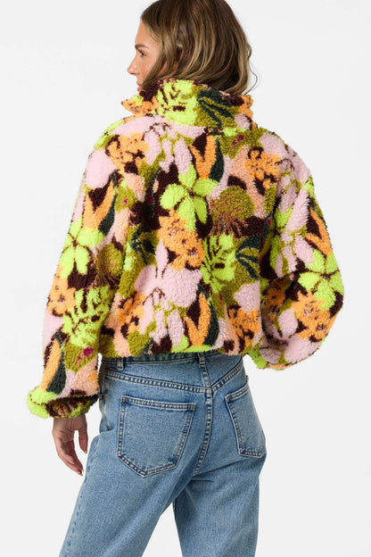 Kacey High Pile 1/2 Zip Jacket